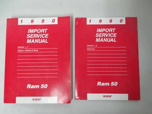 Mopar USED 90 Dodge Ram 50 Import Engine Chassis Body/Elect/Serv/Man 81-370-0117 - Bild 1 von 5