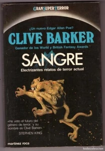 Sangre - Clive Barker; Martinez Roca, Gran Super Terror - Imagen 1 de 1