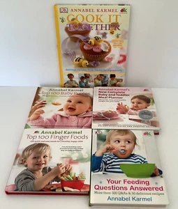 5x Annabel Karmel Cookbook Bundle: Recipes & Meal Planner For Babies & Toddlers - Picture 1 of 12