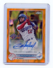 2022 Topps Pro Debut Chrome Orange Lava Refractor Autograph Luis Rodriguez 21/25