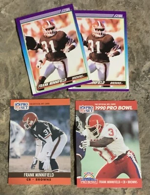 Frank Minnifield Football Cards. Cleveland Browns - Image 1 of 4