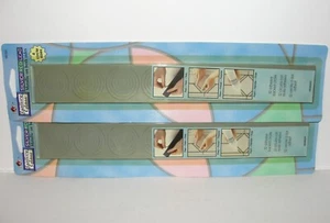 Lot x2 Plaid Gallery Glass Silver RediLead Adhesive Back Circles 32 pk 64 Total - Picture 1 of 11