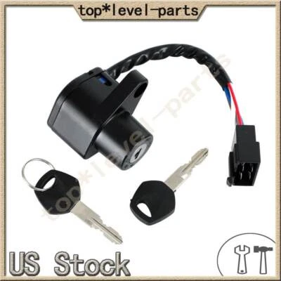 Fit Kawasaki Vulcan 800 VN800 Classic Drifter 1995-2006 Ignition Key Switch Foto 1 de 4