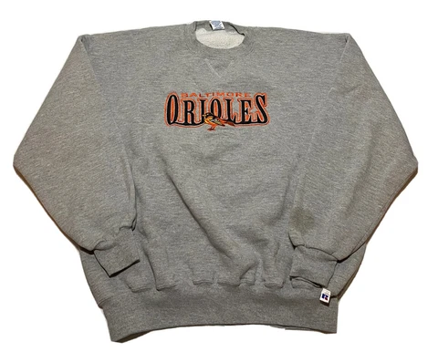 Vintage Russell Athletic Baltimore Orioles Sweatshirt Baseball MLB XL L3 Cover