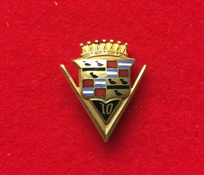Cadillac 10 Year Service Lapel Tie Pin Badge 10K Gold  Rare - Image 1 of 4