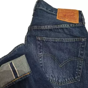 Levi's LVC 1947 501XX Jeans Mens W30 L34 Selvedge Denim Japan Kaihara Vintage - Picture 1 of 16