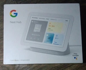 Google Nest Hub (2nd Gen) Smart Display -Chalk (GA01331-US) - Picture 1 of 2