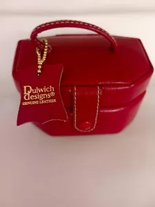 Dulwich Design Jewellery Box Genuine Leather Trinket Box For Women Brand New - Picture 1 of 9