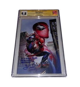 Yuri Lowenthal CGC SS 9.8 Signed Spider-Geddon #0 NM/M NYCC Virgin Variant Comic - Bild 1 von 4