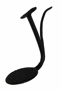 Antiker Gusseisen Buggy Kutsche Fuß Trittplatte oval strukturiert - Bild 1 von 7