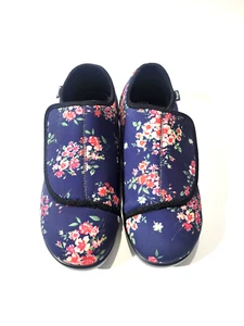 Propet Cush N Women's Shoes Sz 9.5 X (2E )Navy Blossom W0206 - Picture 1 of 10