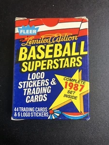 1987 Fleer Baseball Limited Edition Superstars Complete Set 44 Cards Unsealed - Picture 1 of 2