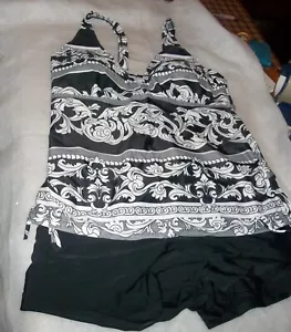 Womens' Two-Piece Cover-Up Swim Suit, Size X-Large, New - Picture 1 of 4