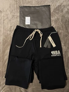 NEW NBA Fear of God Essentials Black Sweatpants Size Large 100% Authentic ✅ - Picture 1 of 10