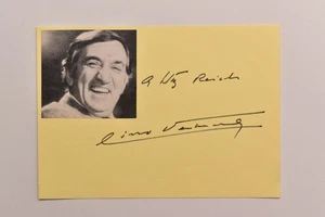 Lino Ventura - - original Autogramm - - Autogrammkarte - Bild 1 von 1