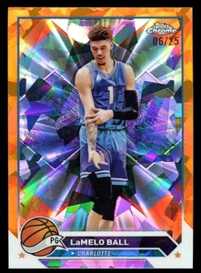 2023-24 Topps Chrome Orange Sapphire Refractor #41 LaMelo Ball /25 - Picture 1 of 2