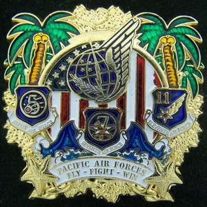 Pacific Air Forces 7. Dezember 1941 Pearl Harbor Challenge Coin - Bild 1 von 2