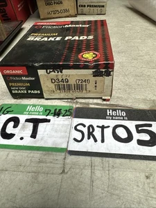 Friction Master D349 Brake Pads - Picture 1 of 2