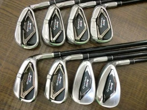 TaylorMade M4 Iron Set 5-9,Pw,Aw,Sw 8pc Flex R Fubuki TM6 Graphite - Picture 1 of 6