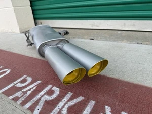Monza Chrome DUAL Exhaust Muffler Tips 3" INLET 3" Outlet Fiat Spider - Bild 1 von 9