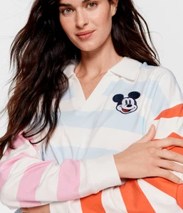 BNWT Peter Alexander Mickey Mouse Track Sweater Size M Ladies - Picture 1 of 4