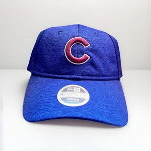 New Era 9Twenty Chicago Cubs Adjustable Strapback Hat Cap Blau Rot Weiß - Bild 1 von 2
