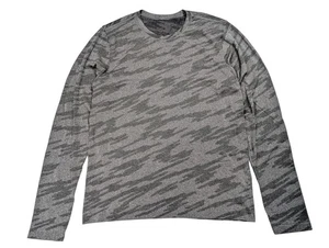 Lululemon Metal Vent Breathe Shirt Men Medium Scatter Surface Camo Seamless Gray - Bild 1 von 9