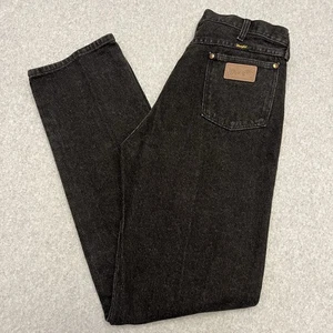 Wrangler Jeans Herren 34x36 Schwarz Denim 13MWZ Cowboy Schnitt Original Fit Western Rodeo - Bild 1 von 14