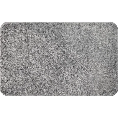 Badezimmerteppich Rutschfest Waschbar Mikrofaser Badmatte 40x60cm Grau - Bild 1 von 2