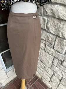 Vintage Wrap Skirt Size 6 Michele UNION MADE USA - Picture 1 of 10