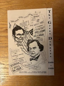 The Great Debaters Lincoln Illinois 1958 Pamphlet Rare Political - Bild 1 von 4