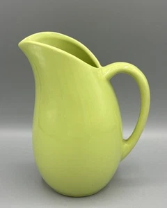 Vintage Franciscan Ceramic Creamer Pitcher Lime Green California approx 5" tall - Picture 1 of 4
