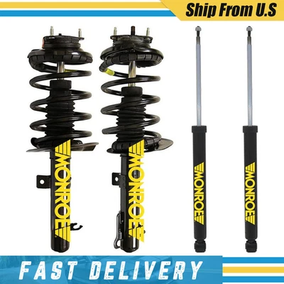 Amortiguadores Monroe 4 piezas para Ford Focus 2006 2007 puntales delanteros traseros muelles helicoidales Foto 1 de 4