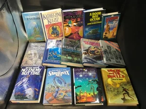 Lot of (15) Sci-Fi Fantasy Horror RARE Piers Anthony C.J. Cherryh M. Bishop - Picture 1 of 3
