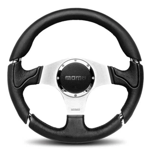 Genuine MOMO Millenium Sport Leather 320mm Steering Wheel - Picture 1 of 1