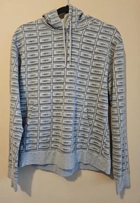 Sudadera Old Navy 2005 unisex M con capucha, patrón de cinta de casete Foto 1 de 4