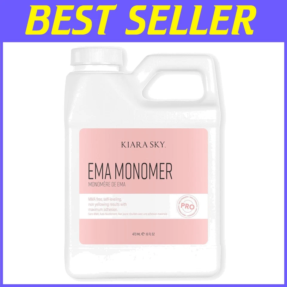 100% Cruelty-Free EMA Monomer Liquid – Universal Compatibility for Acrylics - Image 1 of 4
