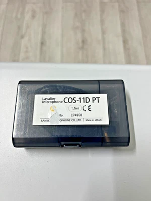 Sanken COS-11D PT Black Lavalier Microphone for professional users with 3.5 jack - Image 1 of 4