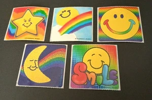 Vintage Stickers Smilemakers Rainbow Sticker Lot Of 5 RARE - Picture 1 of 5