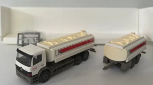 Wiking 1:87 7794052 MB Atego vehículo cisterna con remolque - EXCELENTE + EMBALAJE ORIGINAL A1734 - Imagen 1 de 1