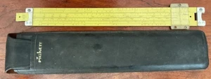 Vintage 1959 Pickett Modell N1010-ES TRIG Ganzmetall-Rechenschieber mit Lederetui & Handbuch - Bild 1 von 7