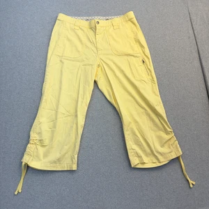 Lee Shorts Damen 18 gelb Capri Cargo Komfort Taille Outdoor Gorp Core - Bild 1 von 8