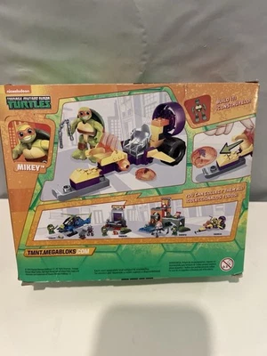 Mega Bloks TMNT Half-Shell Heroes Mikey Jet Cruiser New Sealed  - Image 1 of 4