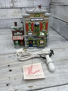 AS-IS NO BOX Has Strofoam Vintage 1990 Dept 56 Snow Village Realty #5154-3 Weihnachten - Bild 1 von 24