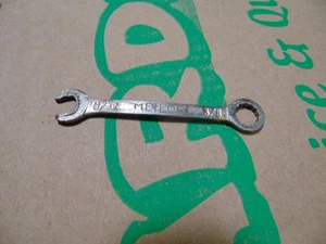 Rare Vintage Meteor 7/32 X 1/4 Angled & Boxed Stamped Ignition Wrench USA Tool - Picture 1 of 3