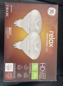 GE Lighting 45249 Relax HD LED (90-Watt Replacement) 1200-Lumen PAR38 Bulb, Soft - Picture 1 of 4