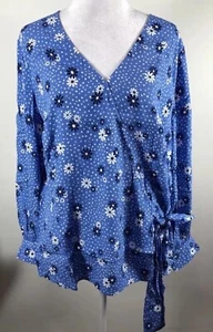Talbots Women’s Blue Colored Long Sleeve Top Size L - Picture 1 of 9