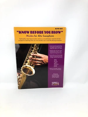 Know Before You Blow - Jazz Modes For Alto Sax With CD - Image 1 of 2