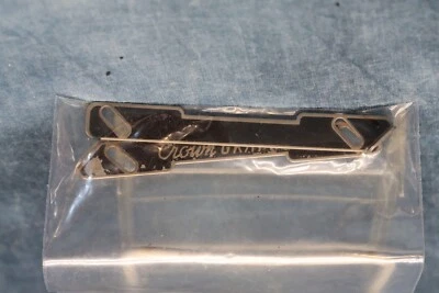 Graflex Crown Speed Graphic 4X5 Front Standard "Crown" badge plates - Image 1 of 3