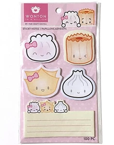 Wonton in a Million Sticky Notes 100 pieces - Dumpling - Picture 1 of 5